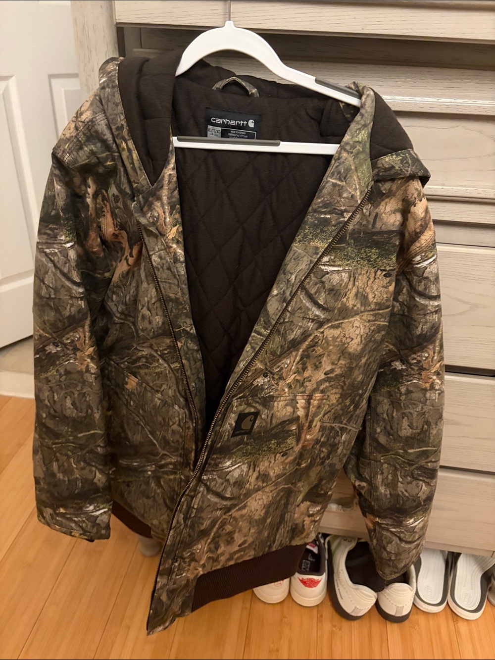 Carhartt Realtree Camo Hooded Field Jacket - Brown/Green